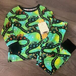 NWT monster jam bamboo pajamas